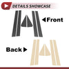 Ford Escape (2008-2012) Carbon Fiber Black 6 Pcs Door Pillar Window Trim