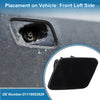 BMW 1 Series Black Front Left Bumper Headlight Washer Nozzle Cover Cap