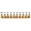 MIKUNI VM / TM / TMX Carburetor 10 Pcs Hex Type Main Jets (200-290)
