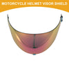 X-803 Resin Purple Gold Tone Visor Shield 3Snap