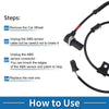 Hyundai Sonata ABS Wheel Speed Sensor (1994-1995)