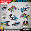 Suzuki RMZ 250 (2004-2006) PINNED STYLE Stickers Custom Graphics Full Kit