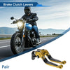 Yamaha WR125X 2 x Adjustable Brake Clutch Levers Gold Tone Black