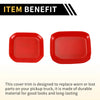 Jeep Gladiator Red Exterior Door Handle Bowl Cover Trims (2020-2024)