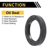 Oil Seal Rotary Shaft Seal NBR Rubber 40x55x8mm 5 Pcs