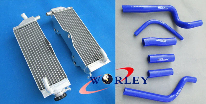 Honda CR500 CR500R (1990-2001) - Blue Radiator & Hose