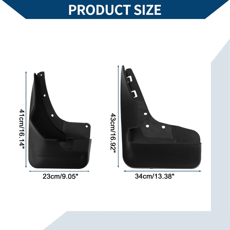Mercedes-Benz GLE Mud Flaps Splash Guards Set (2015-2019)