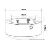 Harley Sportster XL Chrome Triple Tree Upper Fork Nut Bolt Cover (2009-2013)