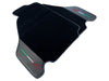 Ferrari F430 2004-2009 - Carpet, Carbon Fiber, Leather Black Floor Mats
