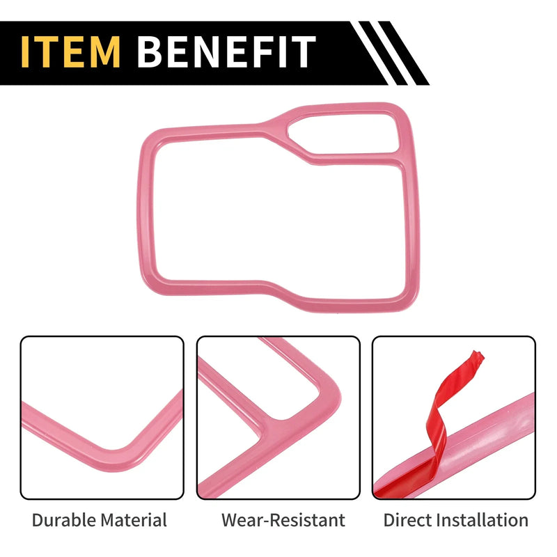 Jeep Wrangler JL Center Console Gear Shift Frame Cover Trim (2018-2023)