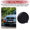 BMW X6 F16 M 2015-2019 () Black Tow Hook Cover