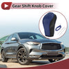 Infiniti EX35 (2008-2012) Faux Leather Black Blue Gear Shift Knob Cover