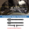 Ford Edge 6pcs Front Inner Outer Tie Rod Ends (2007-2014)