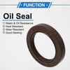 Make Model Oil Seal Rotary Shaft Seal 55x80x12mm Brown 2 x