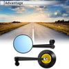 Motorcycle M8/M10 Rear View Mirrors Handlebar Gold Tone 1 Set