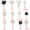 JCB, Volvo, Yale, Caterpillar 12 x Forklift Ignition Keys Set