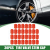 Car / SUV / Motorcycles 30pcs 12mm Tire Valve Stem Caps Plastic Red