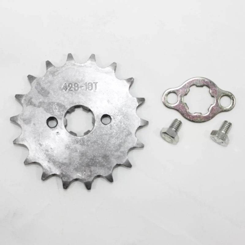 PIT TRAIL QUAD DIRT BIKE ATV BUGGY 18T 17mm Front Sprocket