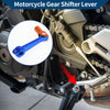 Bosuer M5 Blue Orange Folding Motorcycle Gear Shifter Lever