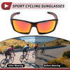 MakeModel Riding Goggles Red Lens Black Frame Tri-acetel Cellulose