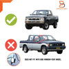Nissan Navara D21, Pathfinder Front Door Glass Window Felt Channel (86-97)