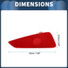 Ford Focus Sedan (2019-2020) Red 1pc Rear Left Bumper Reflector