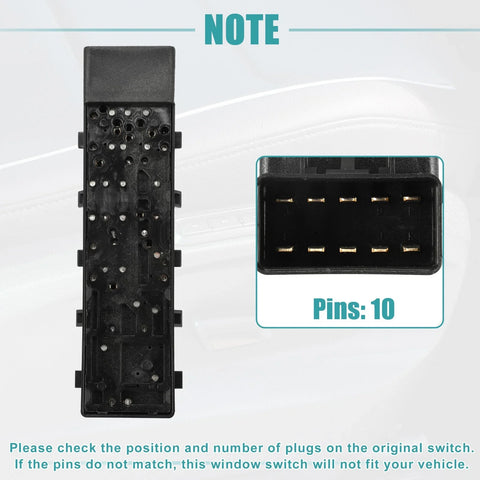 Chevrolet Camaro Front Left Power Seat Switch (2010 - 2015)