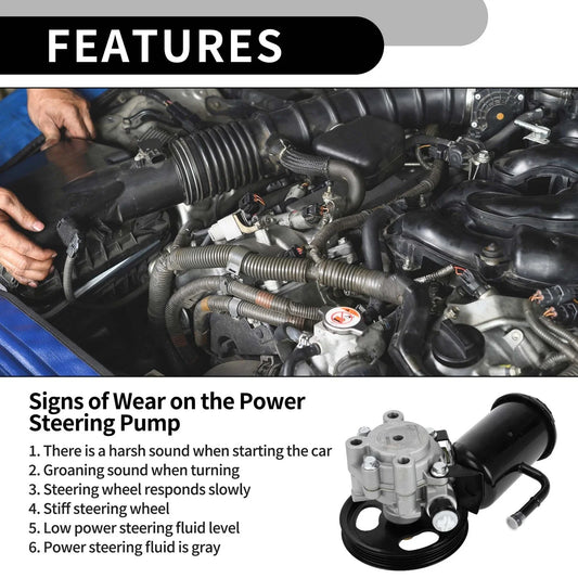 Power Steering Pump with Pulley for Toyota 4Runner (1996-2002)