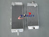 Kawasaki KXF250 KX250F Aluminum Radiator + Blue Silicone Hoses (2011-2016)