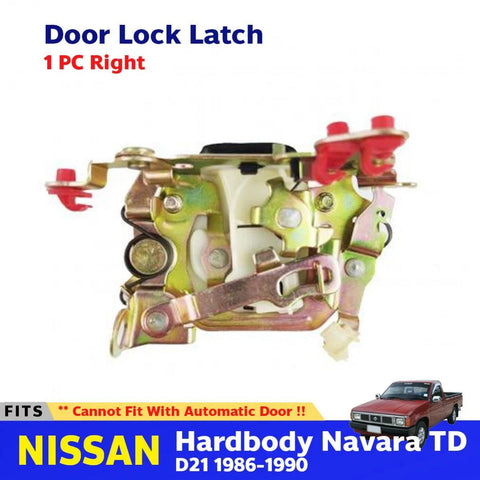 For Nissan Navara D21 Manual Door Truck 1986-97 Door Lock Latch Front Right