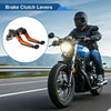 Kawasaki ER-5 Black Orange 2 x Adjustable Short Long Brake Clutch Levers