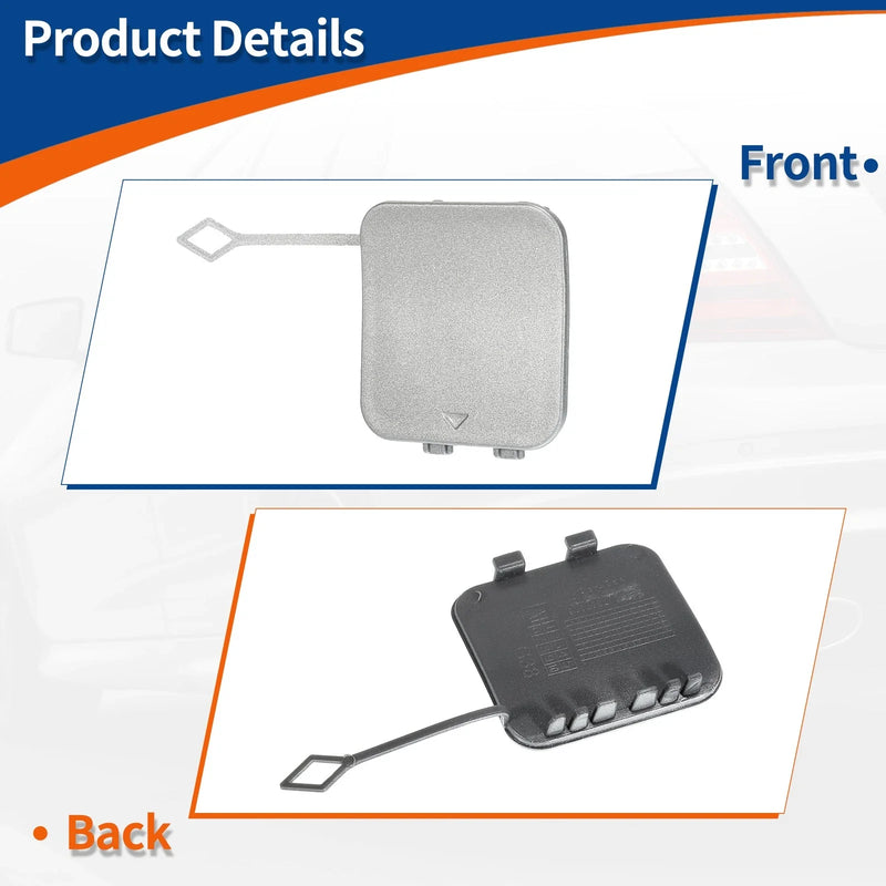 BMW 530i 540i Cashmere Silver Tow Hook Cover