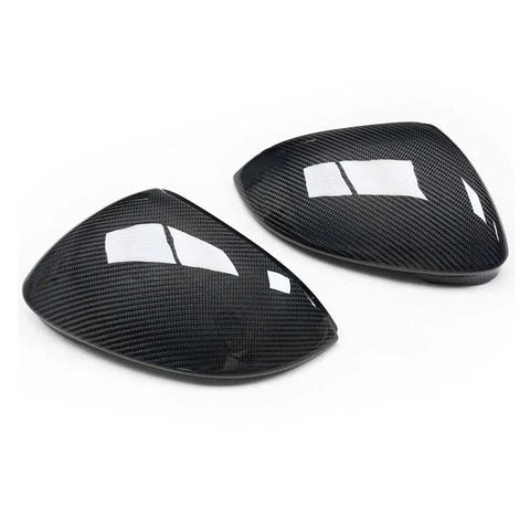 VW Golf 8 MK8 VIII 2020+ w / Lane Assist Carbon Fiber Replace Side Mirror Cap