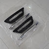 Mercedes-Benz W204 C-Class Chromium Fog Lamp Covers (2012-2014)