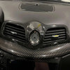 Maserati GranTurismo 08-17 Carbon Fiber Console Clock Vent Panel Cover Trim