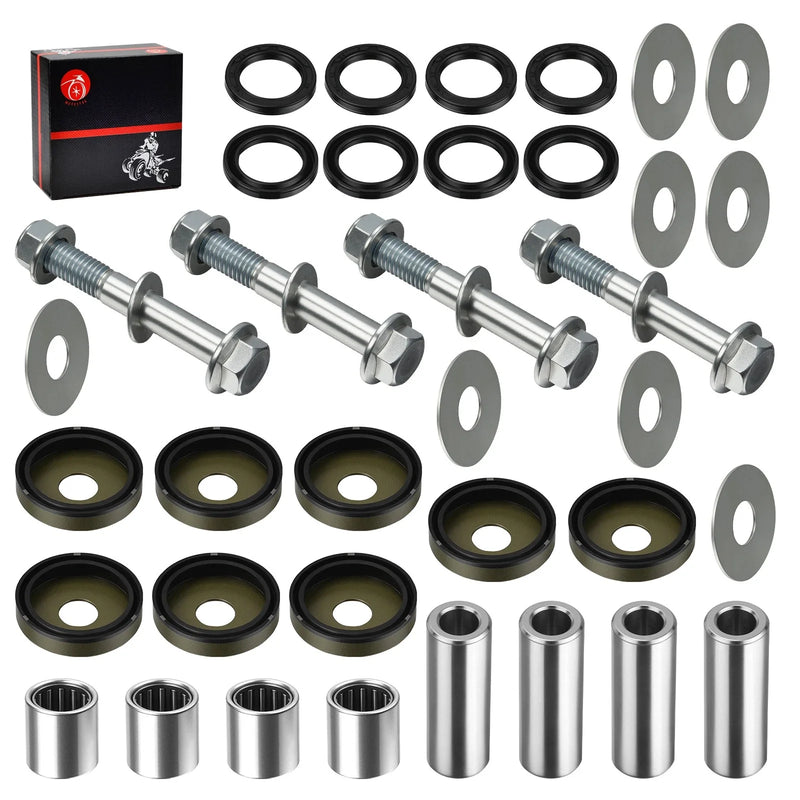 Suzuki Quadsport Z400 Front Lower A-Arm Bushing Seal Bolt Kits (2003–2006)