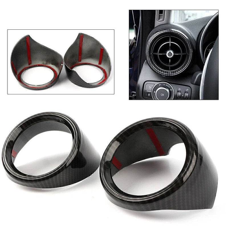 Alfa Romeo Giulia Carbon Fiber Dashboard Air Outlet Vent Trim (2017-2018)
