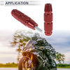 Motorcycle 0.71" 2 x Aluminum Alloy Plastic Motorcycle Slider Frame