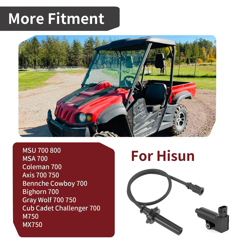 Bennche Cowboy Bighorn MSU Ignition Coil & Spark Plug Wire Cap (2009–2023)