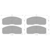 Mazda E2500 2.5L WL Diesel RWD Van Front Disc Brake Pads Set (1997-1999)