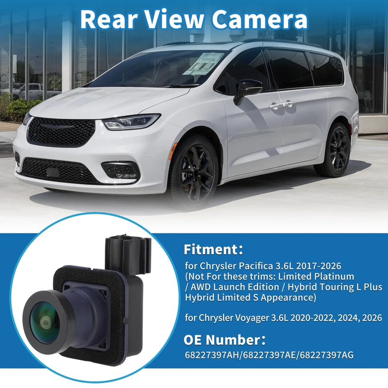 Chrysler Pacifica Voyager Rear View Camera (2020-2022)