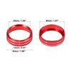 Ford F150 XLT (2015-2019) Red 4 x Air Conditioner Knob Ring Covers