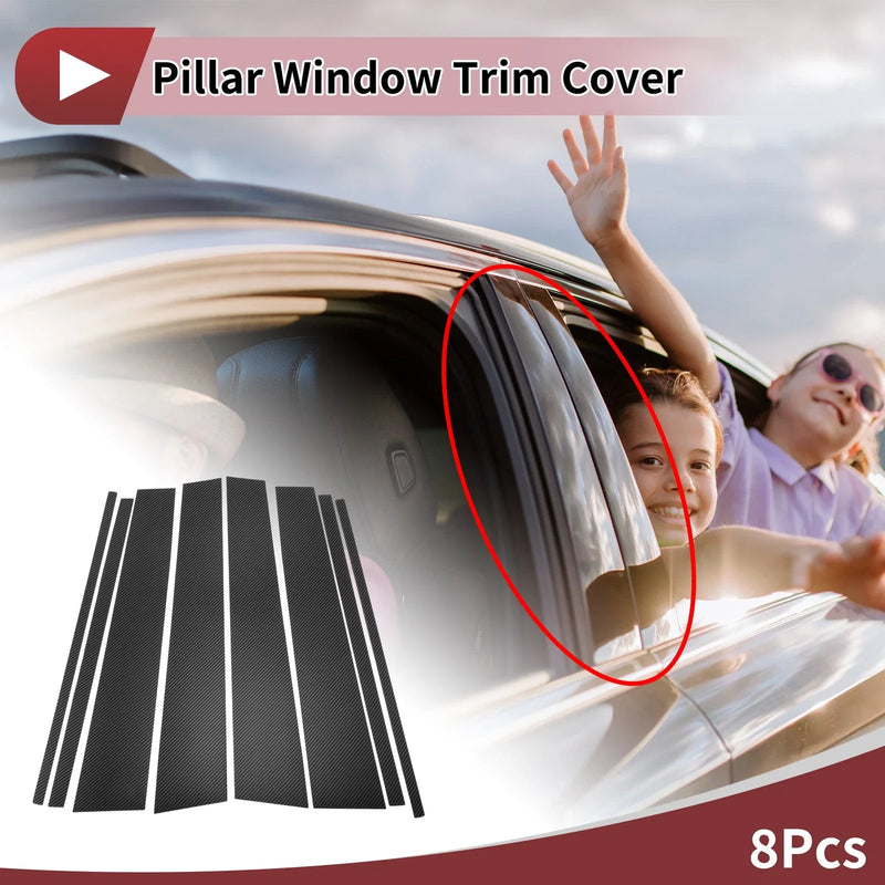 Toyota Land Cruiser LC300 8 x Door Pillar Window Trim (2023–2024)