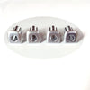 BMW 5 SERIES F10 F11 F07 2010-2017 4pcs Chrome Door Lock Pin Knob Caps Fit