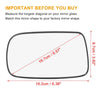 Toyota Corolla Left Side Heated Mirror Glass with Backing Plate