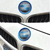 Front Rear Logo Sticker Circle Ring Aluminum fits BMW Series 3 4 M3 M4 F30 F32