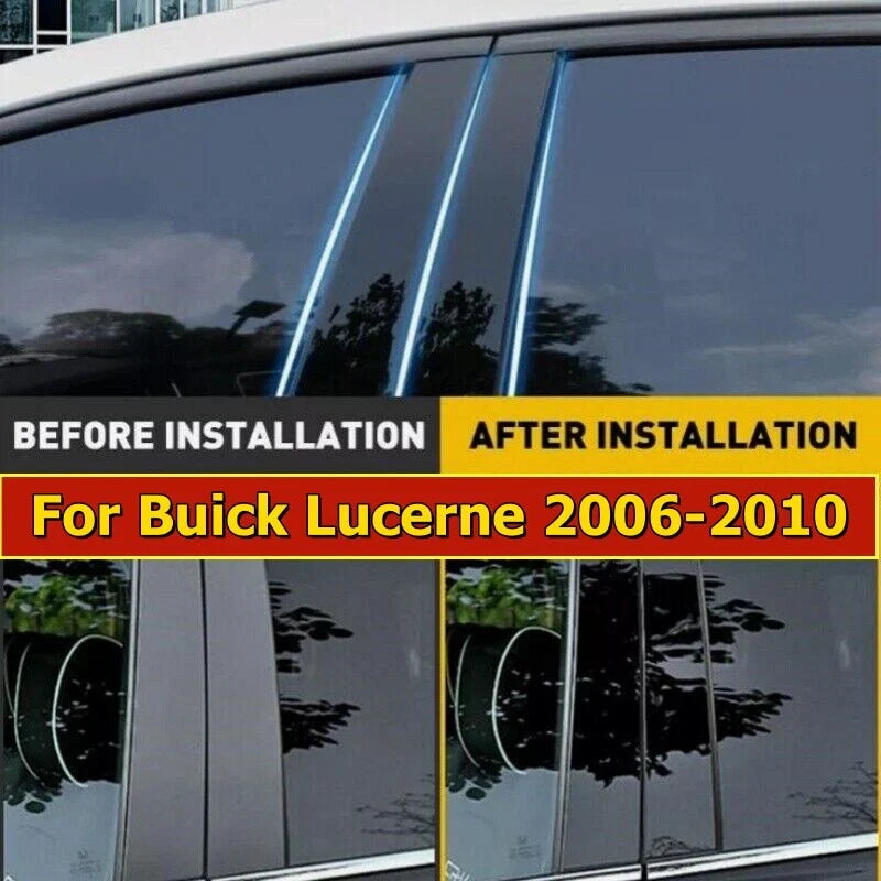 Buick Lucerne 6PCS / Window Door Trim Pillar Posts Cover (06–10)