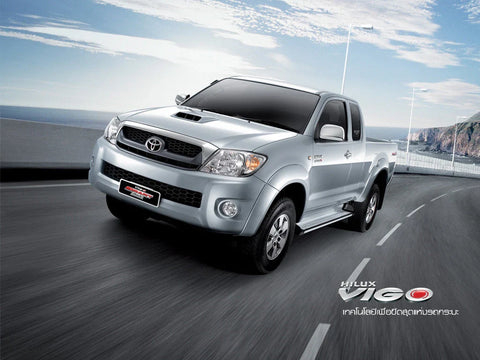 Toyota Hilux MK6 Chrome Fog Light Covers (2009-2011)