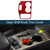Jeep Grand Cherokee 2014-2015 Red ABS Gear Shift Knob Cover