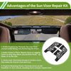 Jeep Wrangler JK Sun Visor Repair Kit (2018)